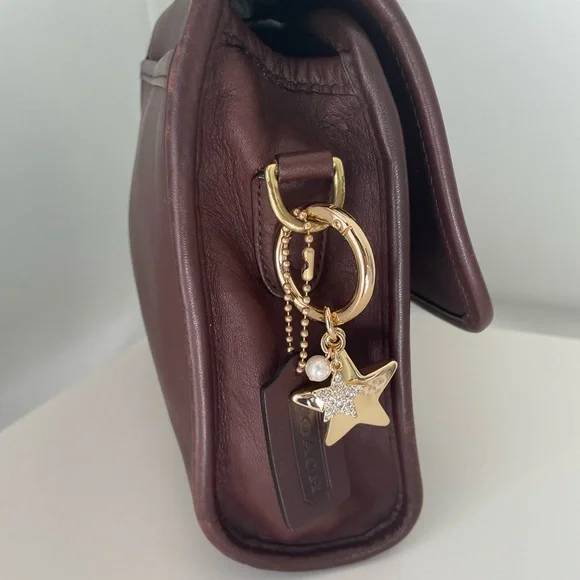 Vintage Coach Court Crossbody | 9870 - Brown Leather - Picture 13 of 16